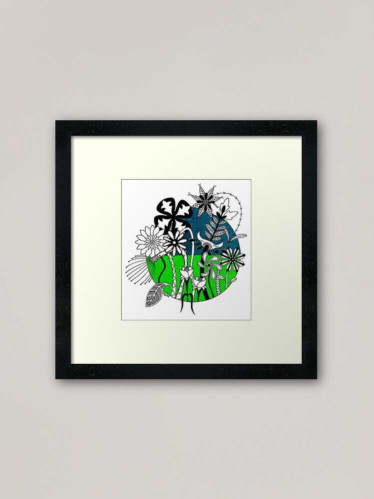 Alternate view of Wild Flowers 2 Framed Art Print