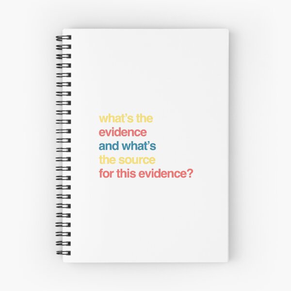 Item preview, What’s the evidence and what’s the source for this evidence? designed and sold by weavernap.