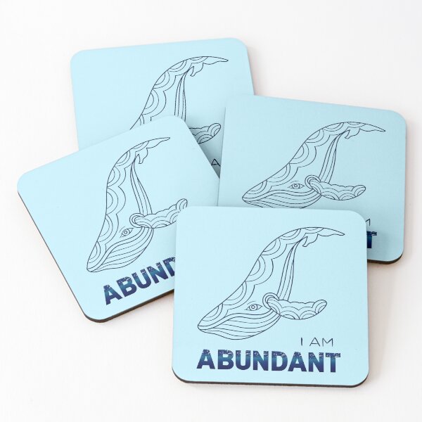 Item preview, Abundant Full Size | Whale | I am | Affirmation | Unique | Affirmed Art designed and sold by AffirmedStudio.