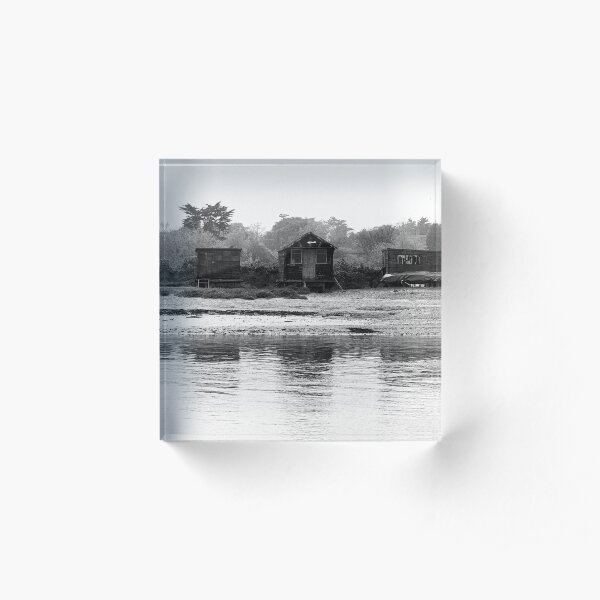 Estuary Huts Acrylic Block