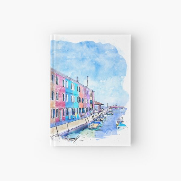 Burano, Italy Hardcover Journal