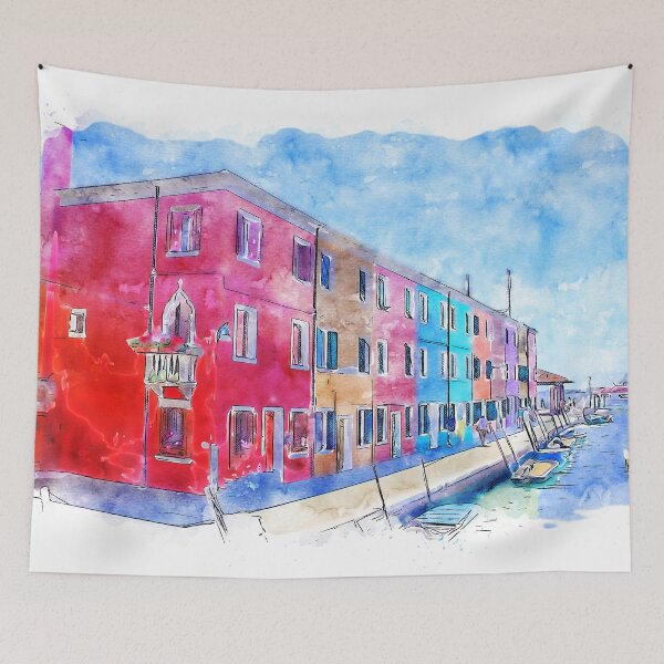 Item preview, Burano, Italia designed and sold by AM FineArtPrints.