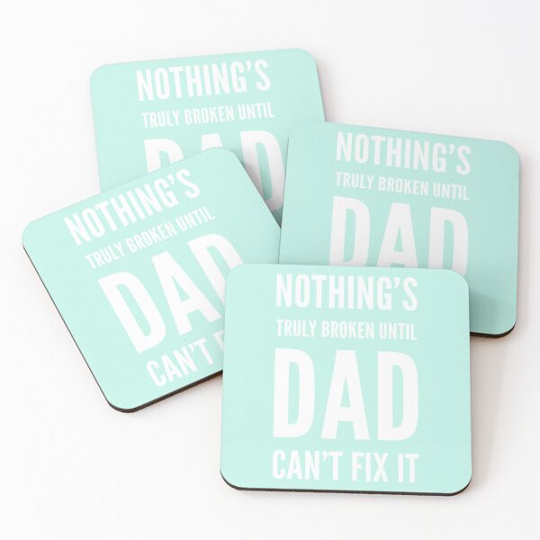 Item preview, Nothing's Truly Broken Until Dad Can't Fix It designed and sold by Tasneem Morgan.