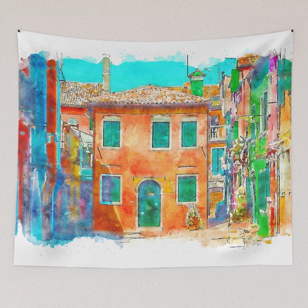 Item preview, Burano, Italia designed and sold by AM FineArtPrints.