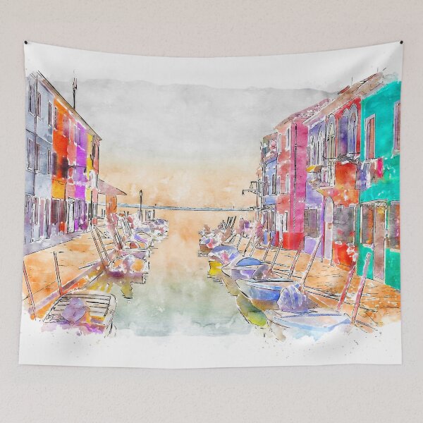 Item preview, Burano, Italia designed and sold by AM FineArtPrints.