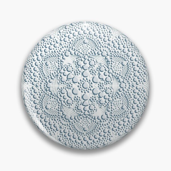 Item preview, White Mandala Dots on White designed and sold by zarmar.
