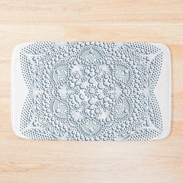Item preview, White Mandala Dots on White designed and sold by zarmar.