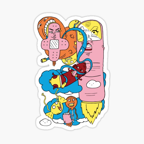 Powered finger Sticker