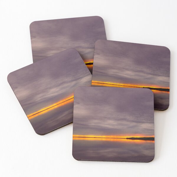 Item preview, Sunset glowing in the sky on the horizon designed and sold by yarvin13.
