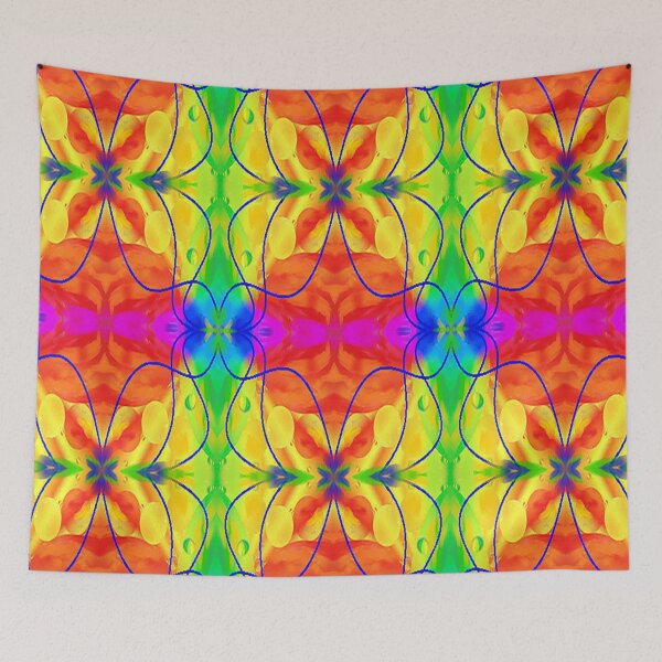 Item preview, Colorful,bright digital graphic art design,psychedelic  arte abstracto,abstract art design designed and sold by Adri Barnard.