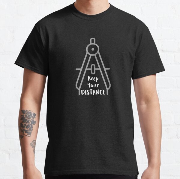 Item preview, Keep Your Distance Social Distancing Engineering Merch designed and sold by EngineeringTees.