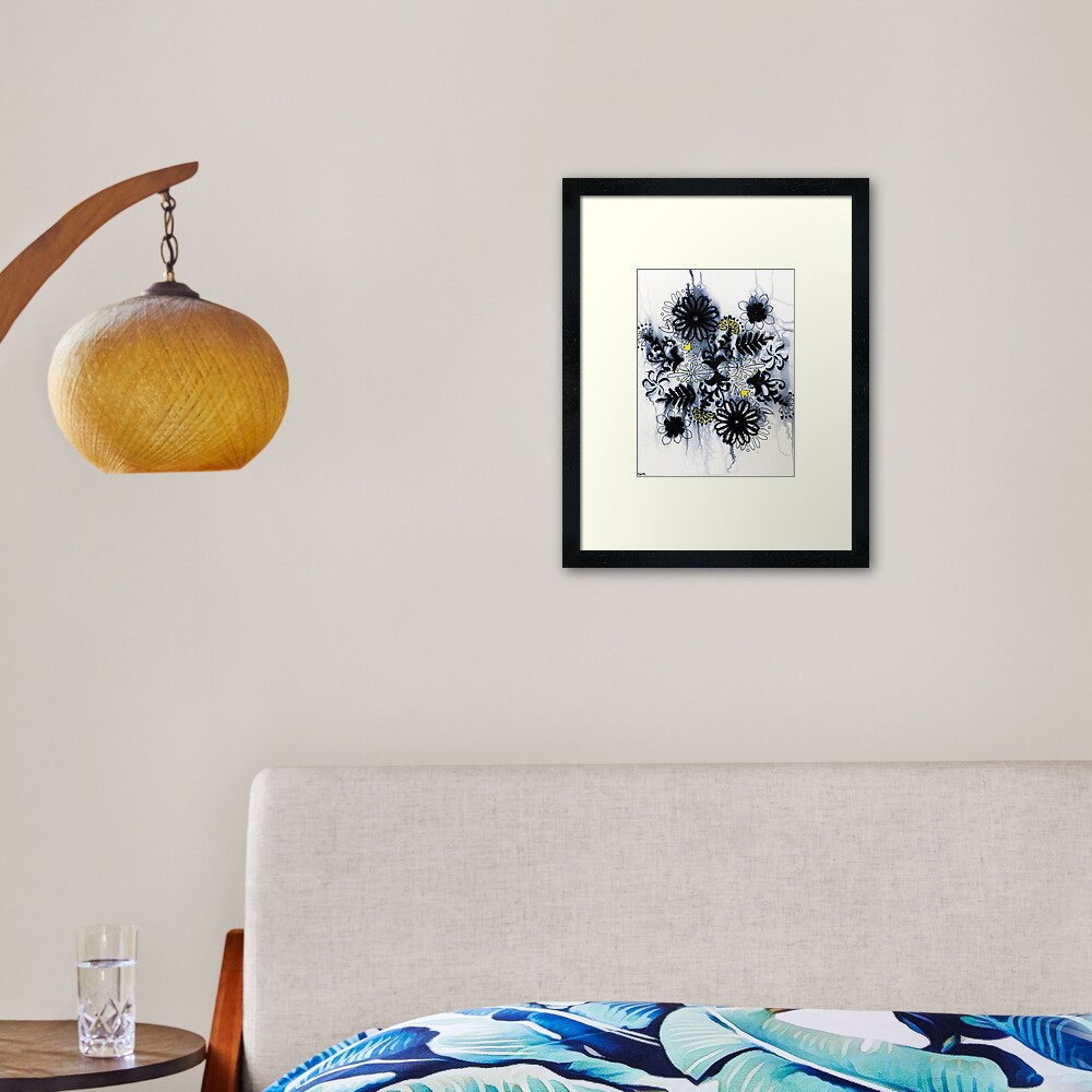 The Drip Framed Art Print