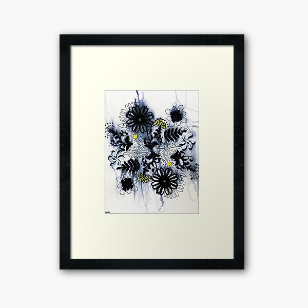The Drip Framed Art Print
