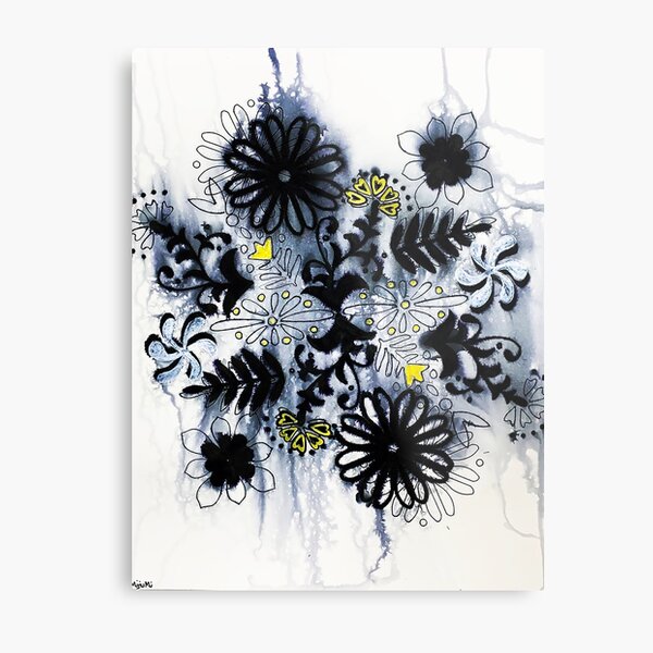 The Drip Metal Print