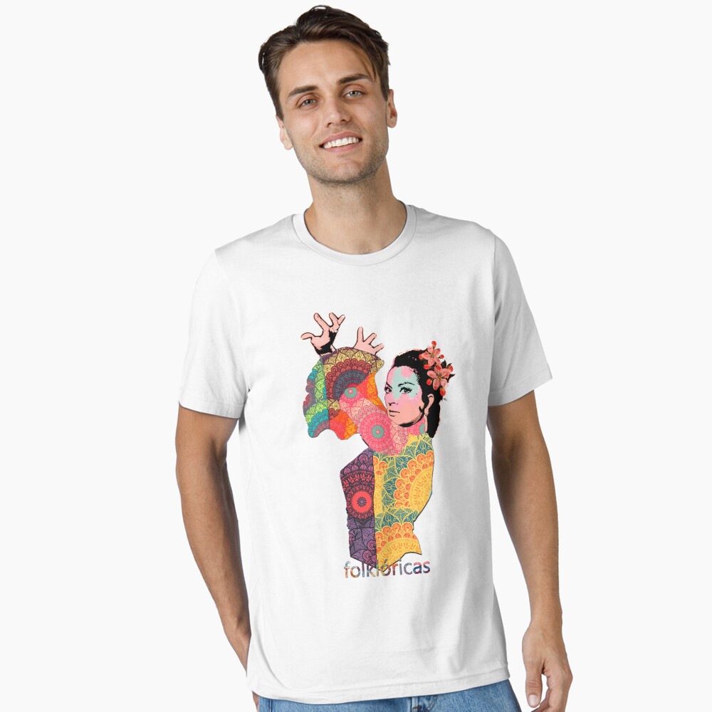 Vista previa del artículo con la obra «Camiseta esencial», diseñado y vendido por danimota.