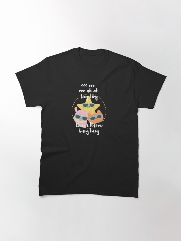 Thumbnail 2 of 7, Classic T-Shirt, Llama Tik Tok designed and sold by SBernadette.