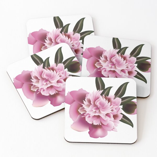 Item preview, Chinese ink painting - pink peony or peony - pink designed and sold by Kallandra.