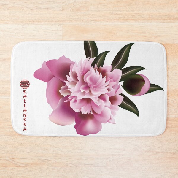 Item preview, Chinese ink painting - pink peony or peony - pink designed and sold by Kallandra.