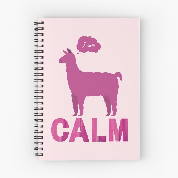 Item preview, Pink | Calm | Llama | I am | Affirmations | Unique | Affirmed Art designed and sold by AffirmedStudio.