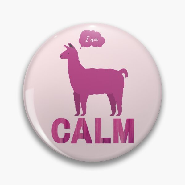 Item preview, Pink | Calm | Llama | I am | Affirmations | Unique | Affirmed Art designed and sold by AffirmedStudio.