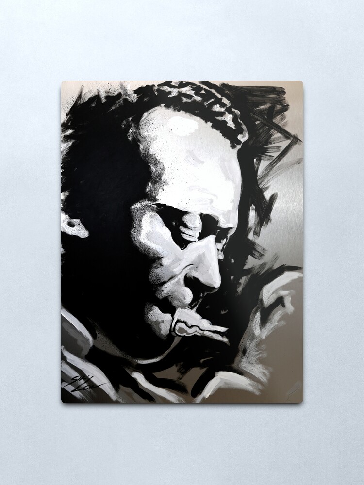 Alternate view of Trumpet and All That Jazz Music Legend Metal Print