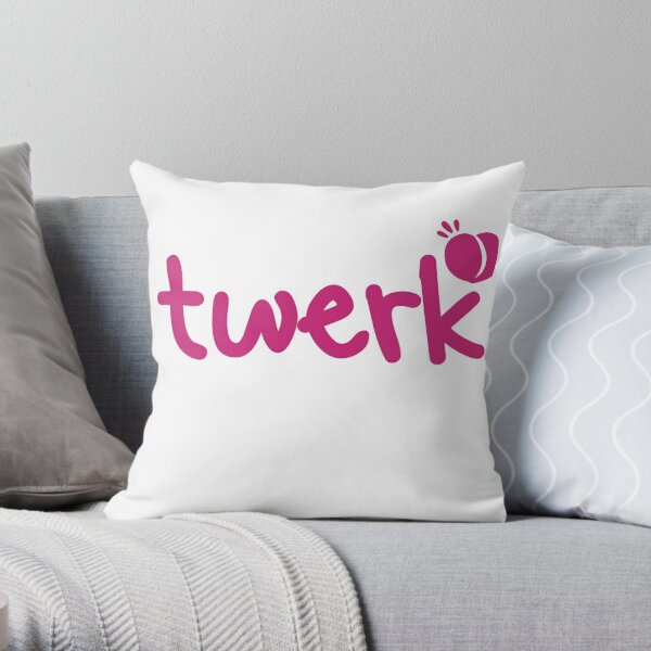 TWERK shirt Throw Pillow