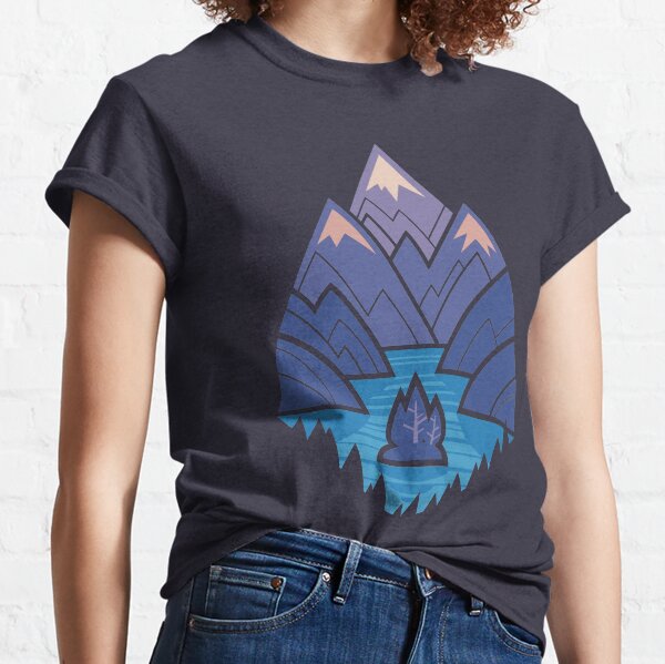 Mountain Lake : Blue Classic T-Shirt