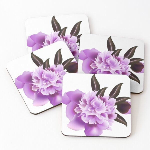 Item preview, Chinese ink painting - purple peony peony - purple designed and sold by Kallandra.