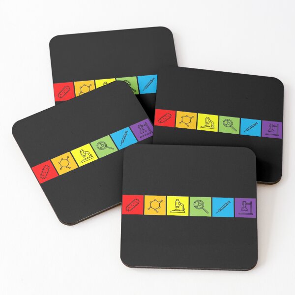 Item preview, Rainbow Pride Science Icons Strip designed and sold by MoPaws.