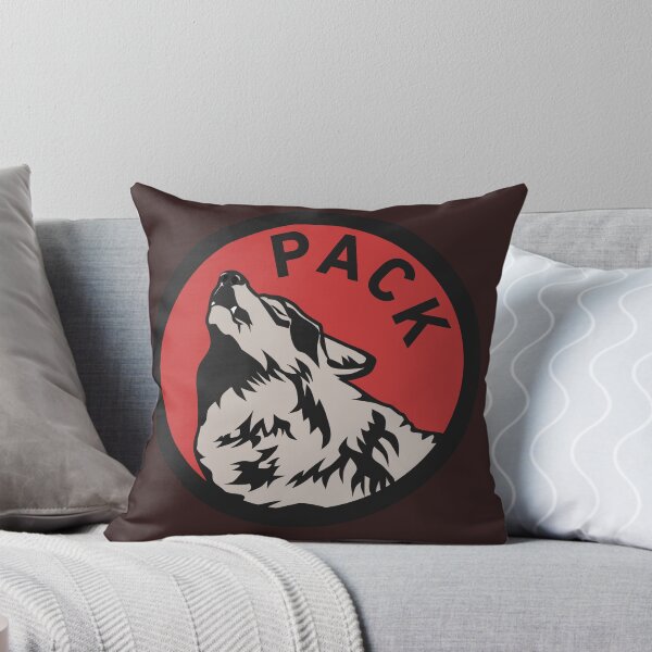 Item preview, Howling wolf from the Pack in red background designed and sold by MarkozeArts.