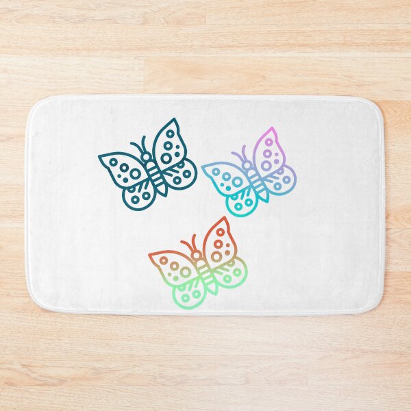 Item preview, Butterfly colorful sticker designed and sold by Monlin.