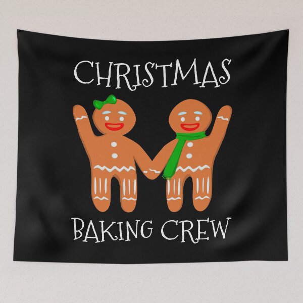 Item preview, Christmas Baking Crew - Funny Vintage Xmas Gingerbread Man Gift designed and sold by r-silver.