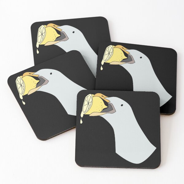 Item preview, A bird with a lemon in mouth in black  designed and sold by KRISTAHR.