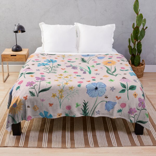 Item preview, Spring Garden Tossed Pattern, Light Background designed and sold by Dani Reber.