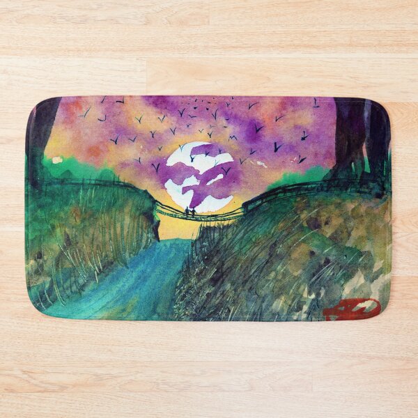 Item preview, Figures holding hands on bridge designed and sold by darrenyeoart.