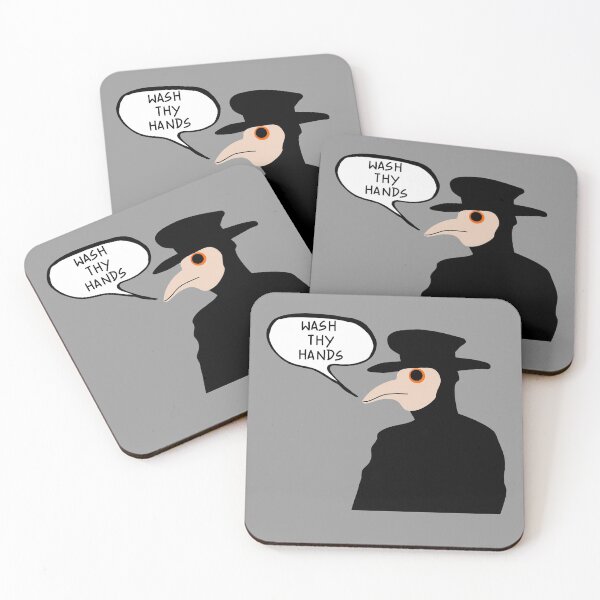Item preview, Wash Thy Hands Plague Doctor designed and sold by PlagueCity.