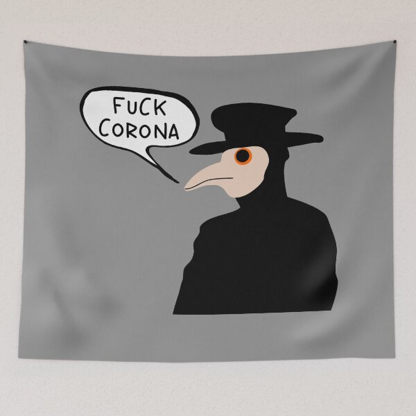 Item preview, Fuck Corona Plague Doctor designed and sold by PlagueCity.