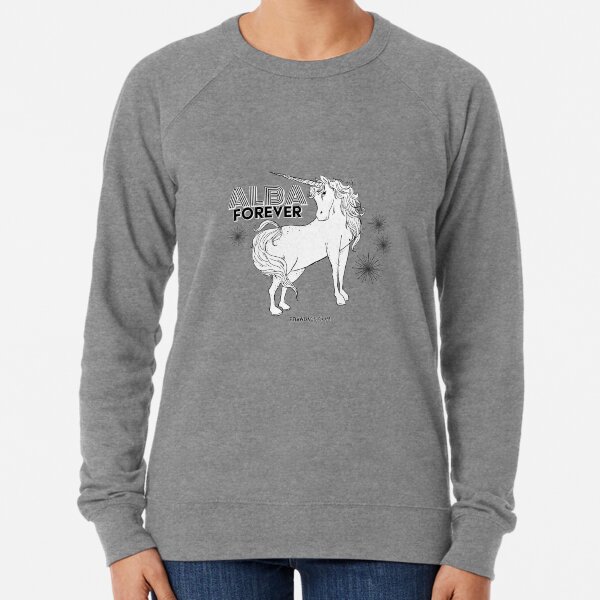 Alba Forever - Original Black+White Lightweight Sweatshirt