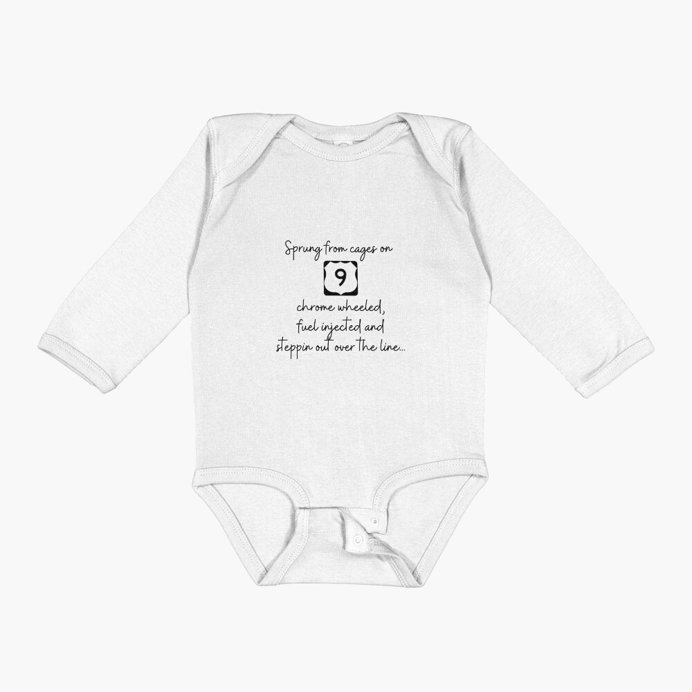 Born to run Baby One-Piece