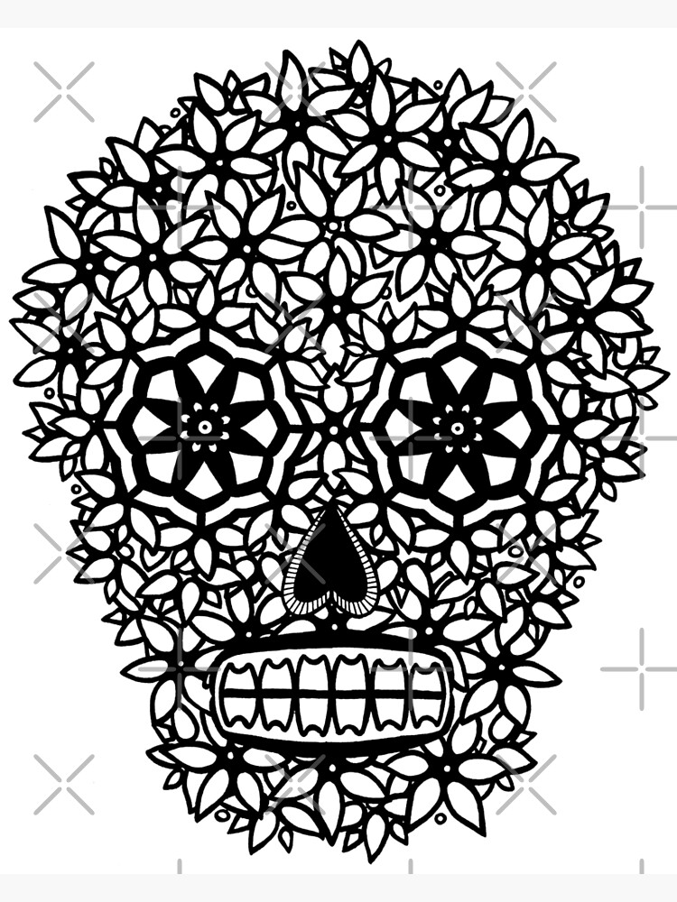 Flower Skull by mijumi