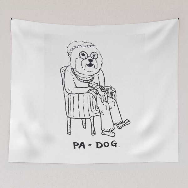 Item preview, Copy of Cute Dog Writing Besides A Cup Of Tea designed and sold by TnB-Shirt.