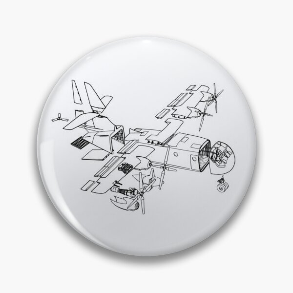 Item preview, Plane - LTV XC-142 Experimental Aircraft  designed and sold by zyeuxo.