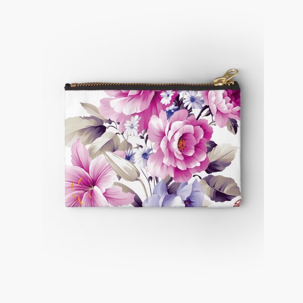 Item preview, Chinese ink painting - pink wild rose bouquet - rose designed and sold by Kallandra.