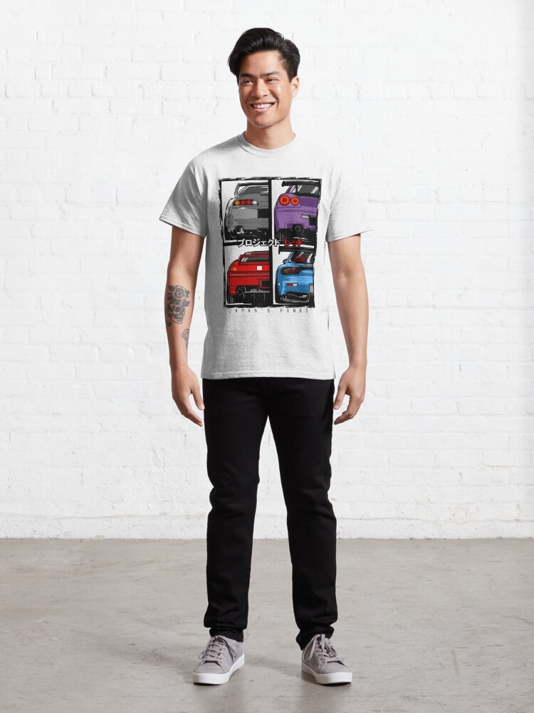 Alternate view of Japans Finest | Supra | R34 | NSX | FD3S RX7 Classic T-Shirt