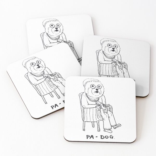 Item preview, Copy of Cute Dog Writing Besides A Cup Of Tea designed and sold by TnB-Shirt.