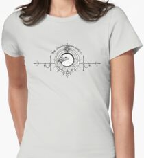 Snowy Sheathbill Women's Fitted T-Shirt