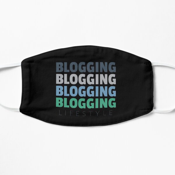 Blogging Lifestyle Flat Mask