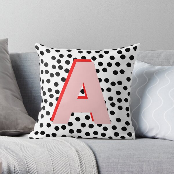 Black and white spot 2024 cushion