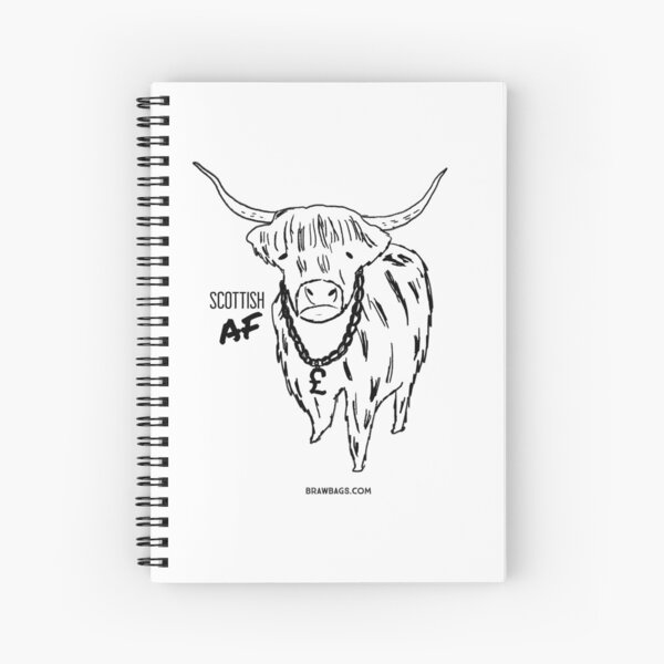Hip Coo - Original Black+White Spiral Notebook