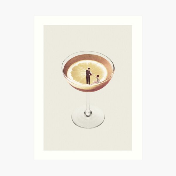 My drink needs a drink Art Print